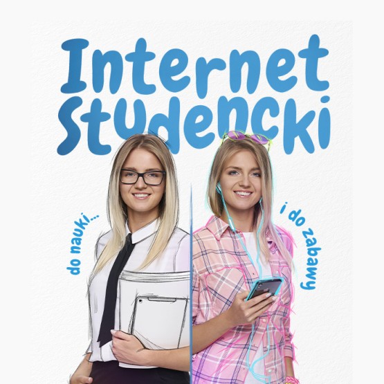 Internet studencki w sieci Toya: 3 pakiety, krótka umowa, prędkość do 600 Mb/s