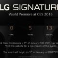 LG na CES 2016 - konferencja online