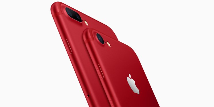 Czerwone iPhone'y 7 i 7 Plus oraz pojemniejszy iPhone SE