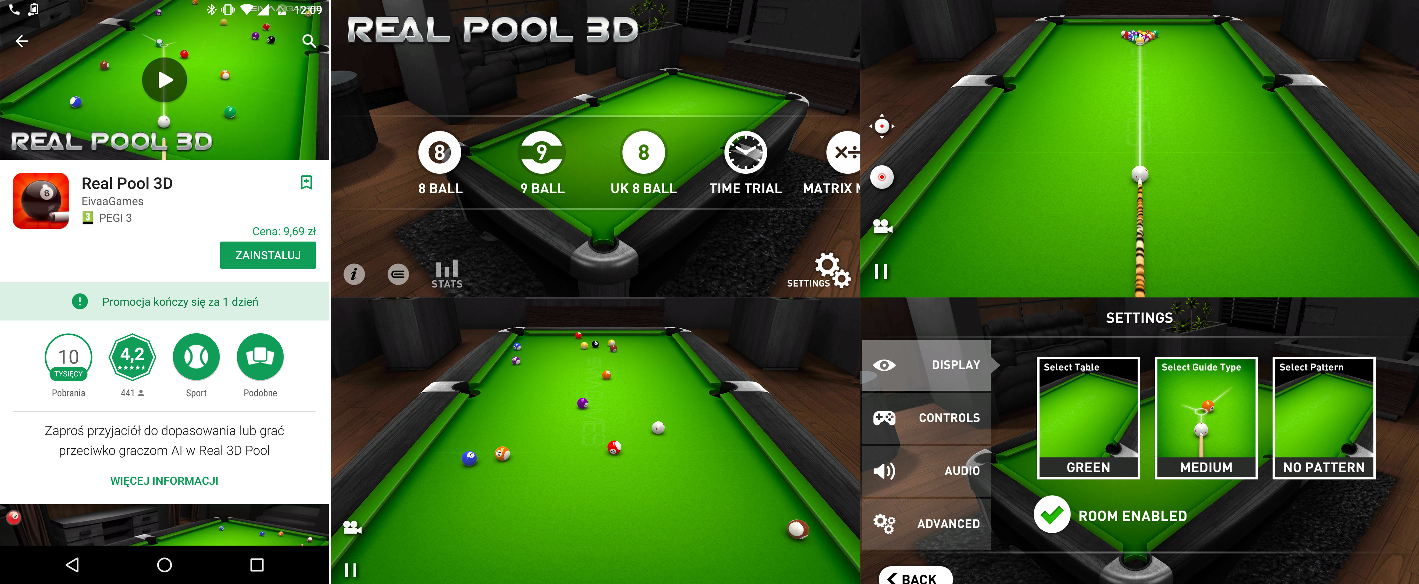 Tylko dziś darmowa gra w bilard w sklepie Google Play