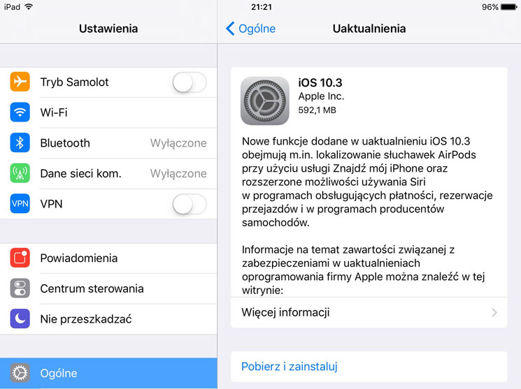 Apple wypuszcza iOS 10.3, watchOS 3.2 oraz macOS 10.12.4 i tvOS 10.2
