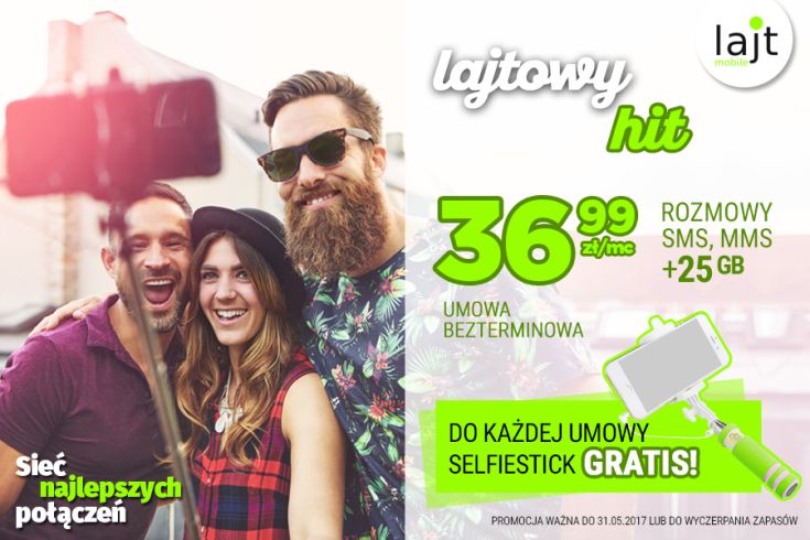 lajtowy hit z kijem do selfie