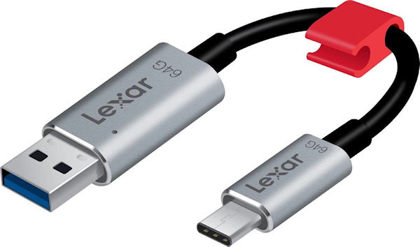 Lexar JumpDrive C20 - kabelkowy pendrive