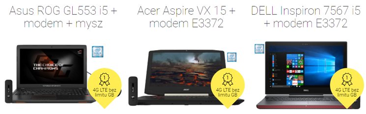 Play zmienia ofertę Internetu z laptopami dla graczy