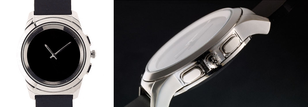 Smartwatch z analogowymi wskazówkami