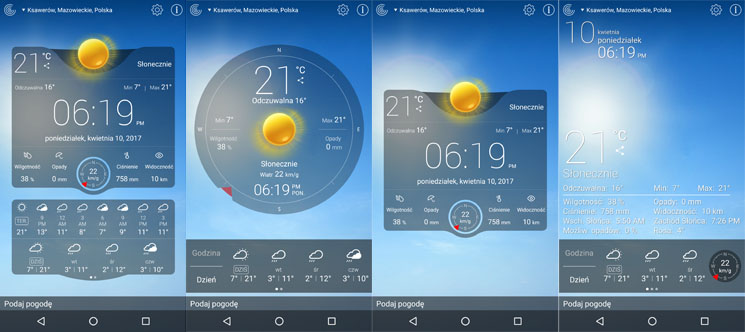 Aplikacja pogodowa i monitorująca pamięć RAM za darmo w sklepie Google Play