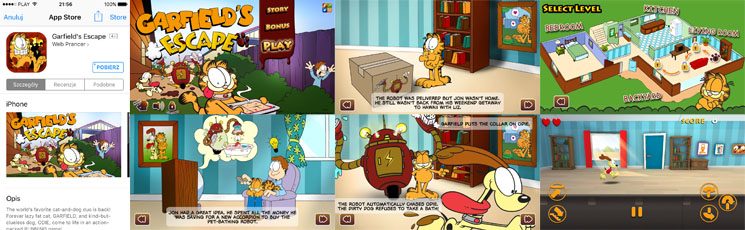 Garfield's Escape za darmo w App Store