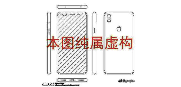 Przypuszczalny schemat wyglądu iPhone'a 8