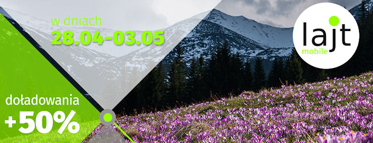 Pakiet trzech promocji w lajt mobile na długi weekend