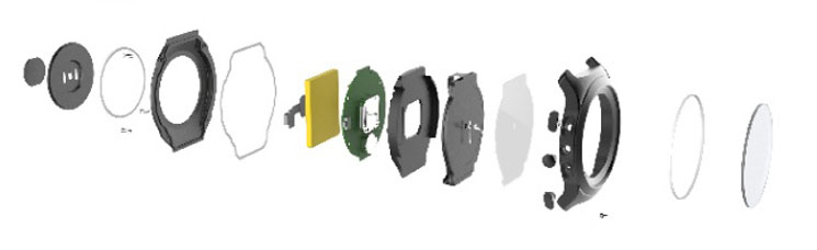 Smartwatch z analogowymi wskazówkami