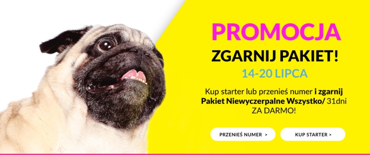 Promocja "Zgarnij Pakiet" w a2mobile