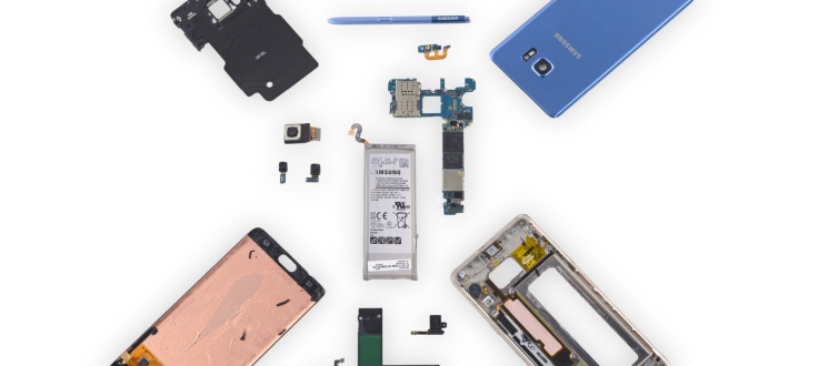 iFixit rozbiera Galaxy Note FE
