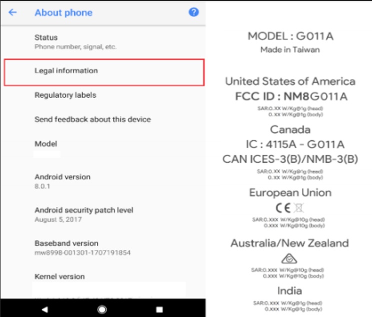 Google Pixel 2 dostał certyfikację FCC