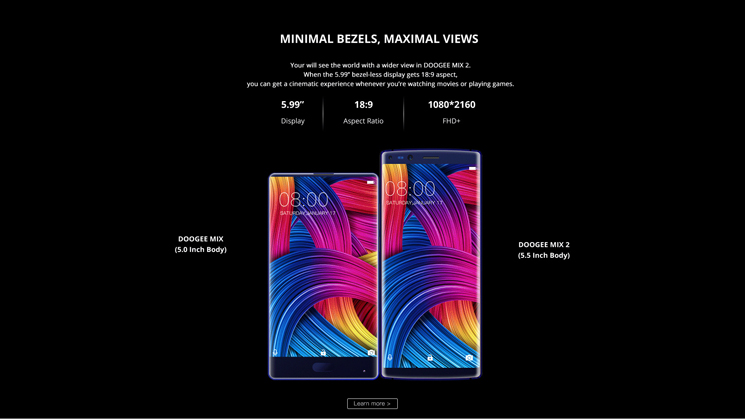 Doogee Mix 2 - czyli wszystkie "najmodniejsze" rzeczy naraz