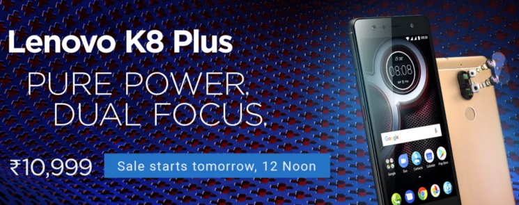 Lenovo K8 Plus i K8 - tanie smartfony zaprezentowane w Indiach