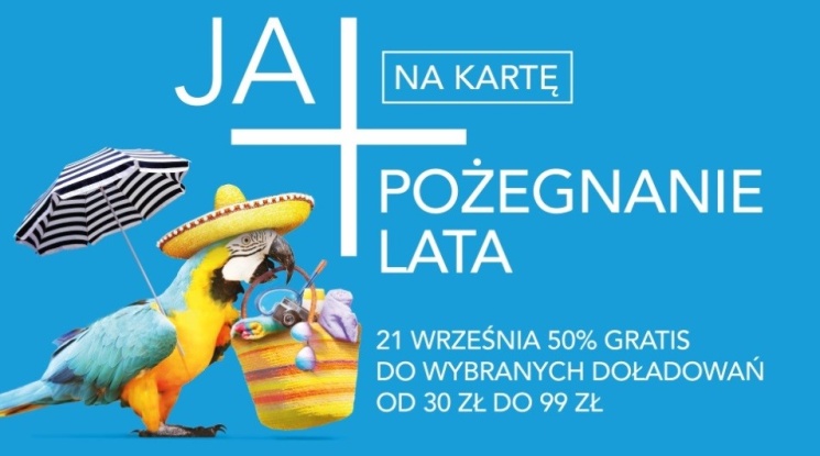 50% gratis do doładowania w Plusie