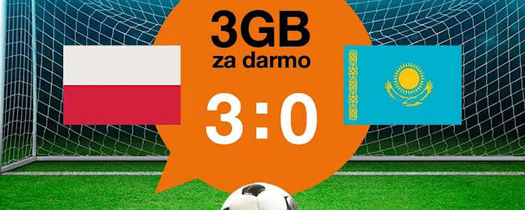 3GB do odebrania z Pakietu Kibica w Orange