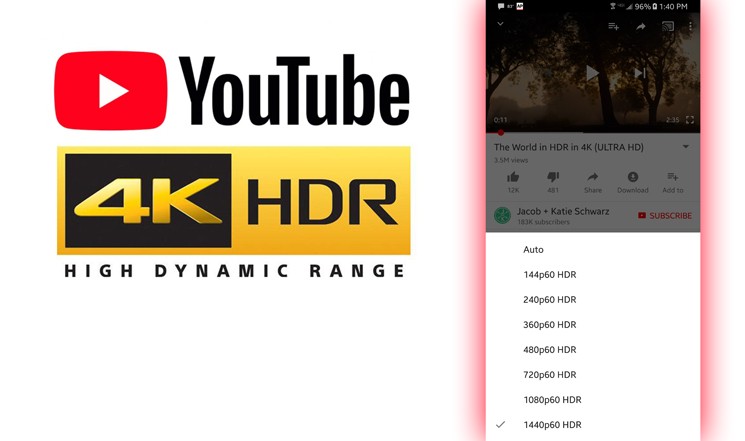 YouTube udostępnia treści HDR dla wybranych smartfonów
