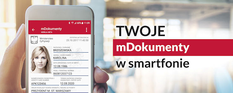 mObywatel, czyli dostęp do swoich dokumentów poprzez smartfona