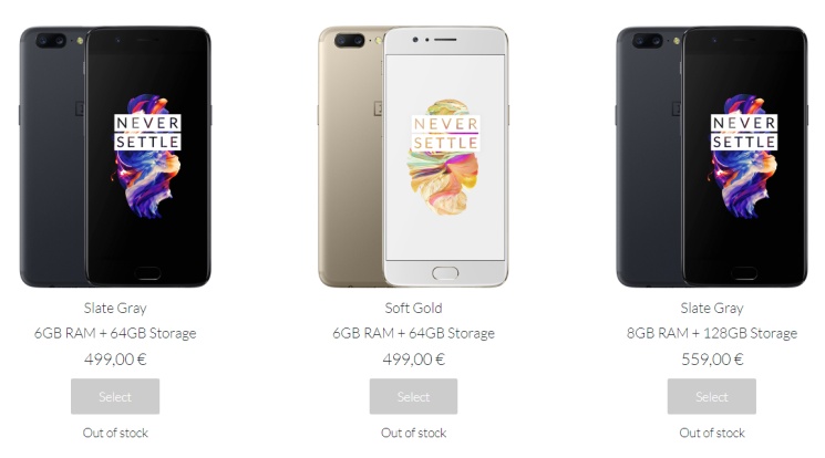 Po czterech miesiącach OnePlus 5 znika z rynku?