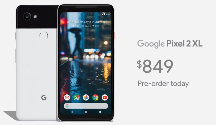 Google prezentuje smartfony Pixel 2 i Pixel 2 XL