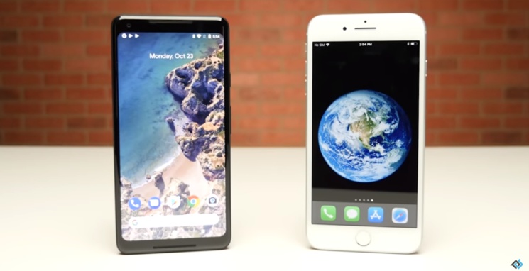 Pixel 2 XL kontra iPhone 8 Plus, czyli Android kontra iOS