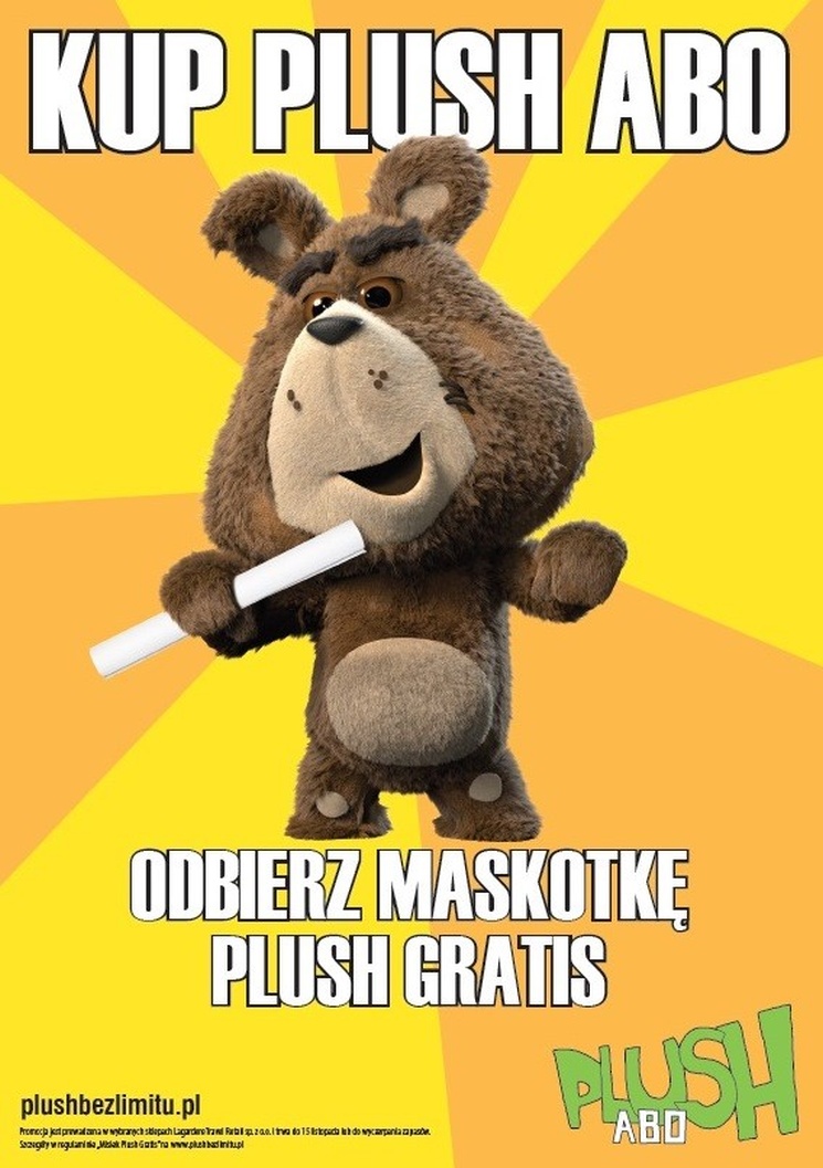 Chcesz maskotkę miśka? Kup Plush ABO