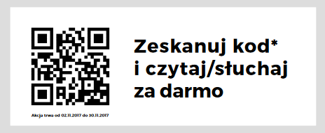 Darmowe ebooki i audiobooki w listopadzie - akcja Czytaj PL