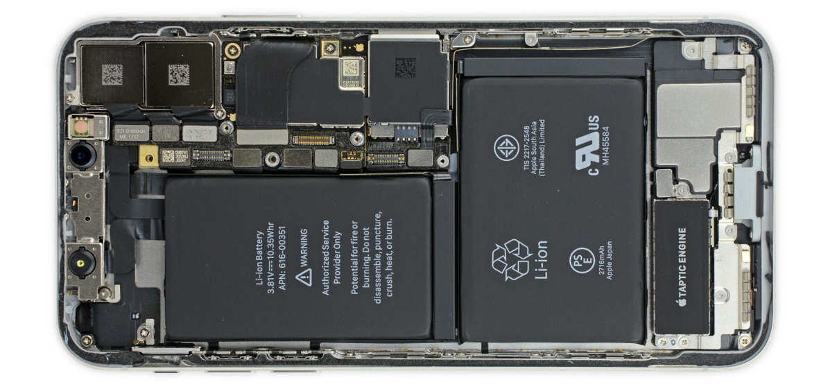 iFixit: iPhone X naprawdę ma dwie baterie