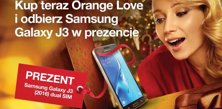 Orange Love z telefonem w prezencie na Święta
