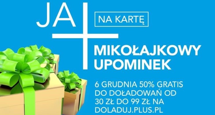 Mikołajkowy upominek w Plusie na kartę