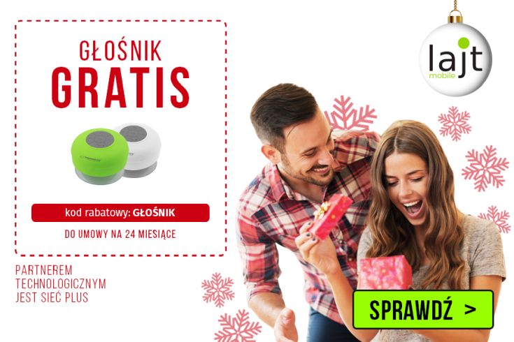 Głośnik gratis do zamówień lajt mobile