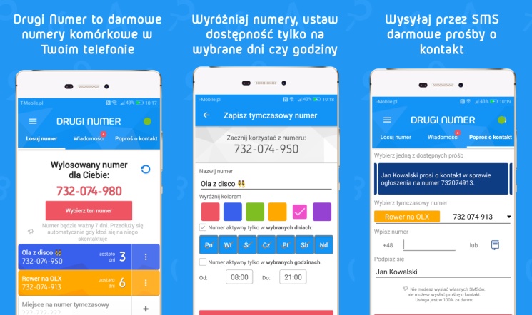 2nr - pierwsza w Polsce aplikacja z darmowymi numerami komórkowymi