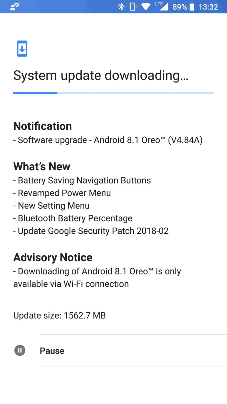 Nokia 8 otrzymuje Androida 8.1 Oreo