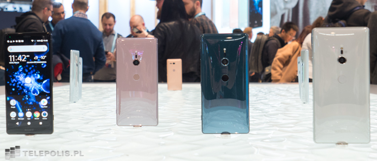 MWC2018: smartfony Sony Xperia XZ2 w rękach TELEPOLIS.PL