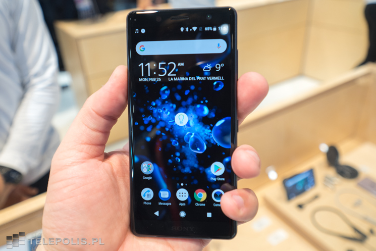 MWC2018: smartfony Sony Xperia XZ2 w rękach TELEPOLIS.PL