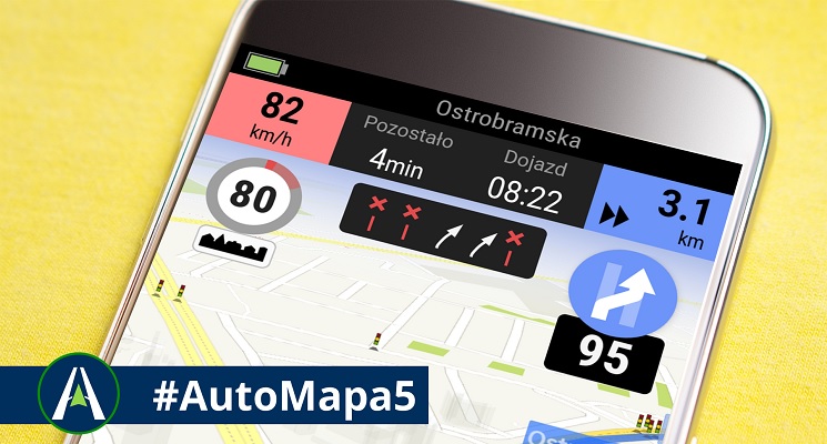 AutoMapa 5 dla użytkowników Androida