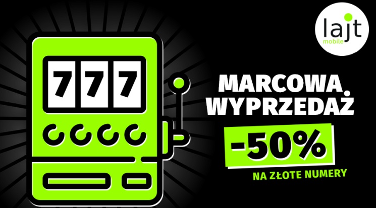 Marcowa wyprzedaż Złotych Numerów w lajt mobile