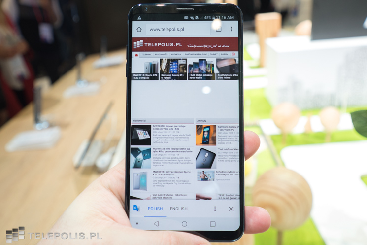 MWC2018: nowe smartfony LG w rękach TELEPOLIS.PL