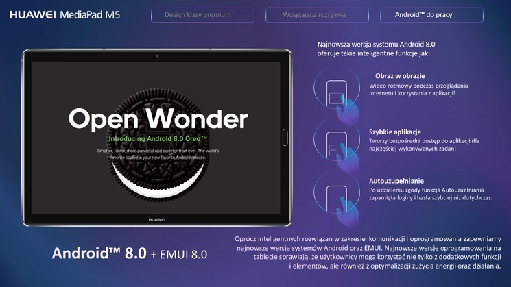 Polska premiera tabletu Huawei MediaPad M5