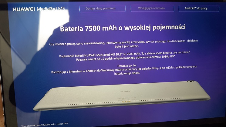 Polska premiera tabletu Huawei MediaPad M5