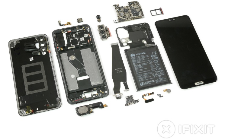 iFixit rozłożył Huaweia P20 Pro