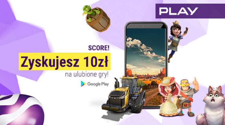 Play: 10 zł zwrotu za zakupy w Google Play