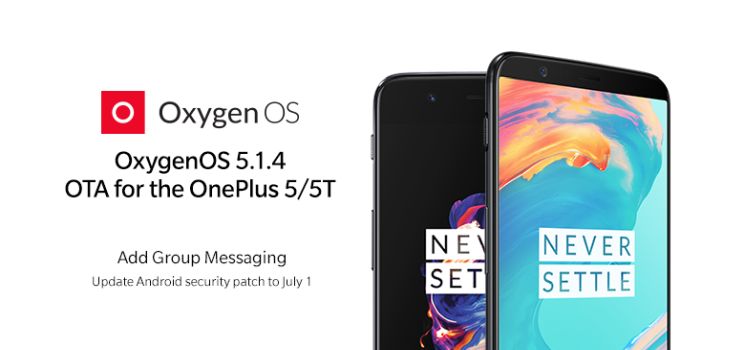 OxygenOS 5.1.4 z lipcowymi poprawkami bezpieczeństwa teraz dostępny dla OnePlus 5 i 5T