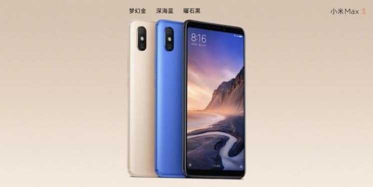 Xiaomi Mi Max 3 na oficjalnych renderach
