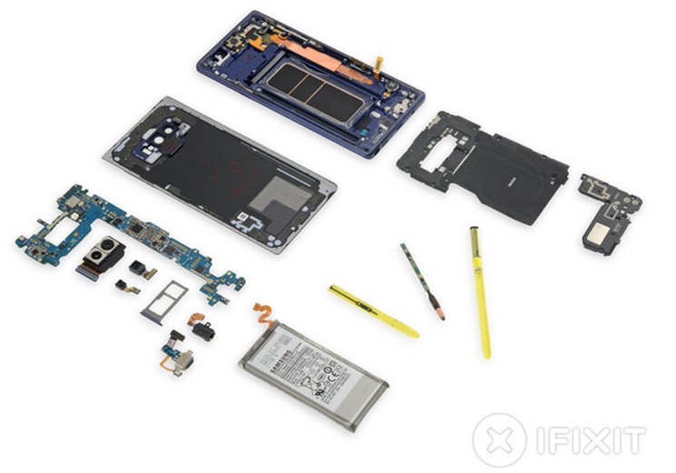 Galaxy Note9 jest ciężki do naprawy - dostał ocenę 4 na 10 od iFixit