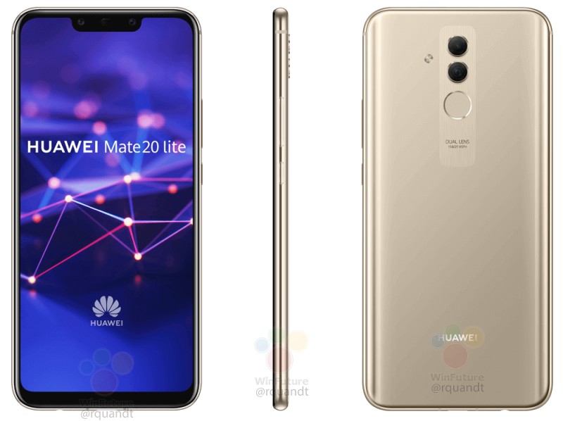 Huawei Mate 20 Lite na zdjęciach prasowych