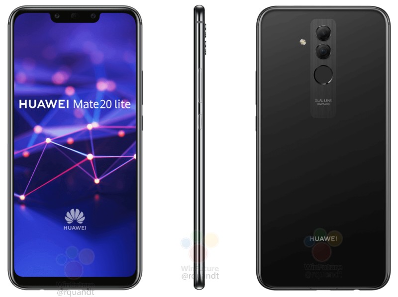 Huawei Mate 20 Lite na zdjęciach prasowych