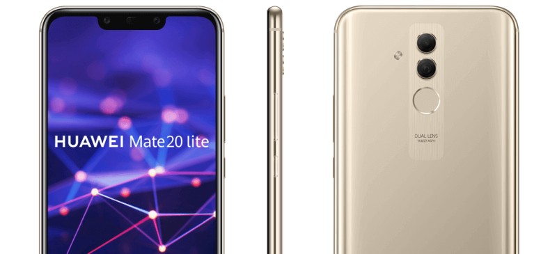 Huawei Mate 20 Lite na zdjęciach prasowych