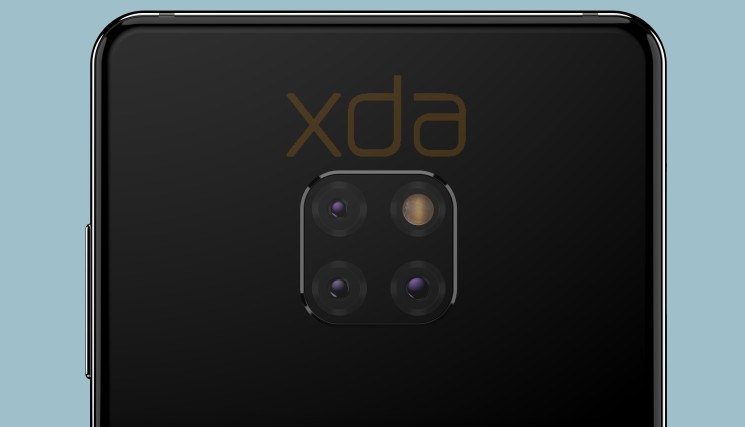 Huawei Mate 20 na renderach - małe wcięcie w ekranie i potrójny aparat z tyłu